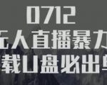 树敌‮习研‬社抖音无人直播暴力带货车载U盘必出单，单号单日产出300纯利润-第一资源库