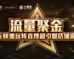 淘宝大学:流量聚金14天快速玩转直搜,超引爆店铺流量,价值8800元-第一资源库