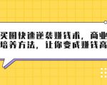 巧买圈快速逆袭赚钱术，商业思维培养方法，让你变成赚钱高手-第一资源库