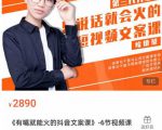 《有嘴能就火的抖文音案课》第八十期升级版,让会不写文案的人,写出一可篇传播的完文整案-第一资源库