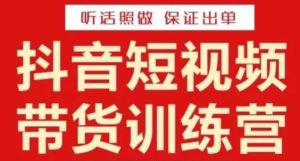 李鲆·抖音短视频带货训练营15期,一部手机、碎片化时间也能做,随时随地都能赚钱-第一资源库