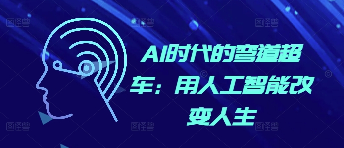 AI时代的弯道超车:用人工智能改变人生-第一资源库