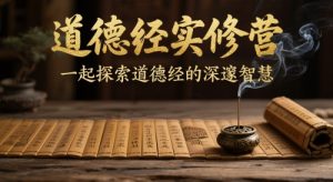 道德经实修营,一起探索道德经的深邃智慧-第一资源库