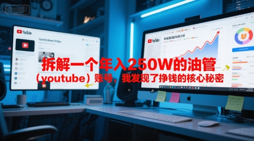付费文章:拆解一个年入250W的油管(youtube)账号,我发现了挣钱的核心秘密-第一资源库