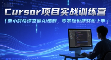Cursor项目实战训练营,两小时快速掌握AI编程,零基础也能轻松上手-第一资源库