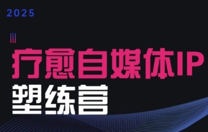 2025治愈自媒体IP训练营，专为疗愈领域从业者打造-第一资源库