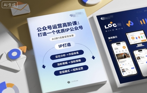 公众号运营高阶课，打造一个优质IP公众号-第一资源库