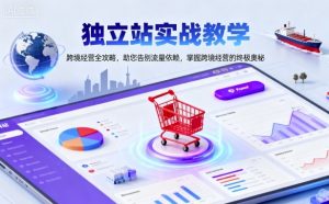 独立站实战教学,跨境经营全攻略,助您告别流量依赖,掌握跨境经营的终极奥-第一资源库