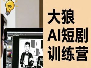 大狼AI短剧训练营-短剧课程（更新中）-第一资源库