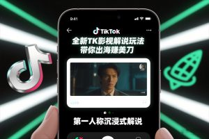 TikTok第一人称影视解说教学，全新TK影视解说玩法，带你出海賺美刀-第一资源库