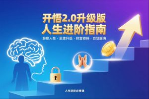 开悟2.0升级版人生进阶指南，洞察人性-思维升级-财富密码-自我圆满-第一资源库