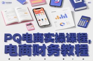 PQ电商实操课程，电商财务教程-第一资源库
