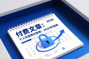 付费文章：个人年度建议指南：2026年指南-第一资源库