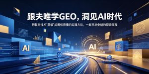 跟夫唯学GEO,洞见AI时代,把复杂技术“蒸馏”成通俗易懂的实操方法,一起开启全新的探索征程-第一资源库